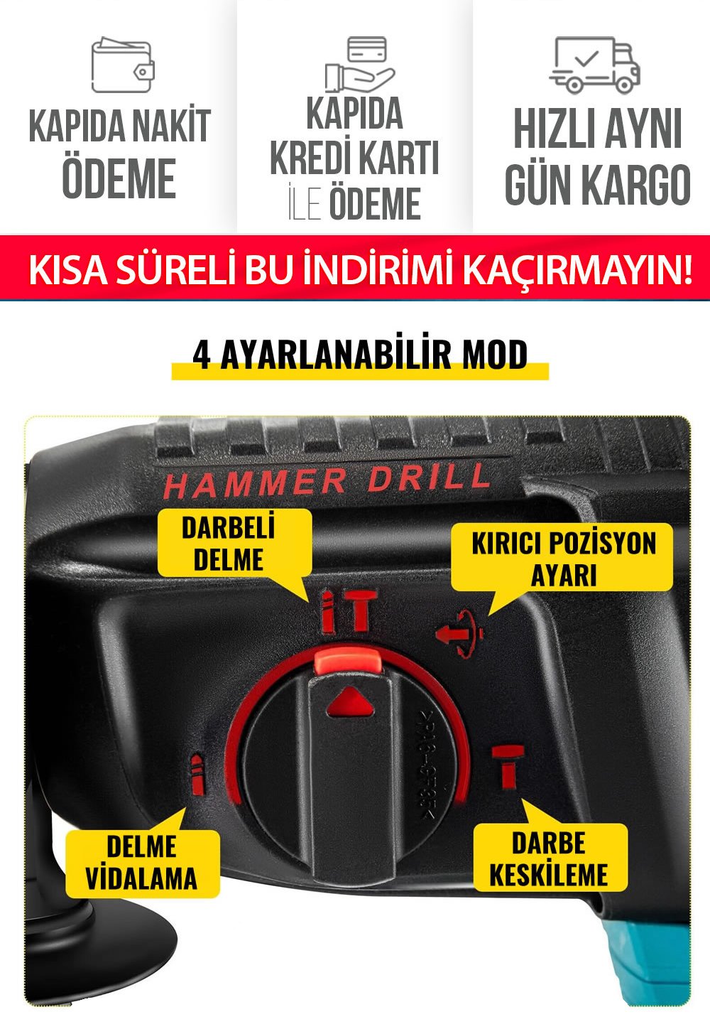 Bosch Plus BP002 Professional Gbh 2-28f Pnömatik Kırıcı Delici