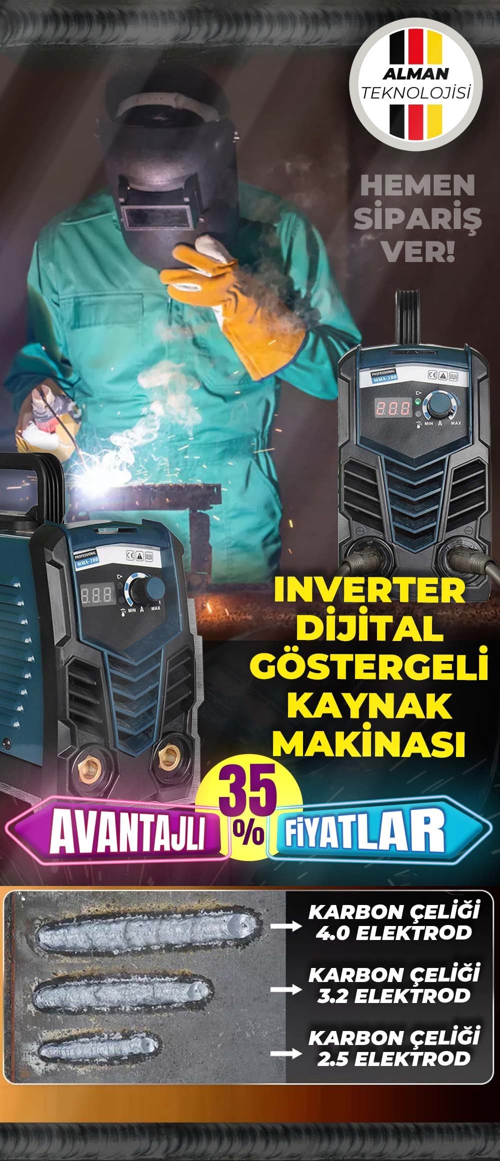 Bosch Plus BP003 MM200i Kaynak Makinası