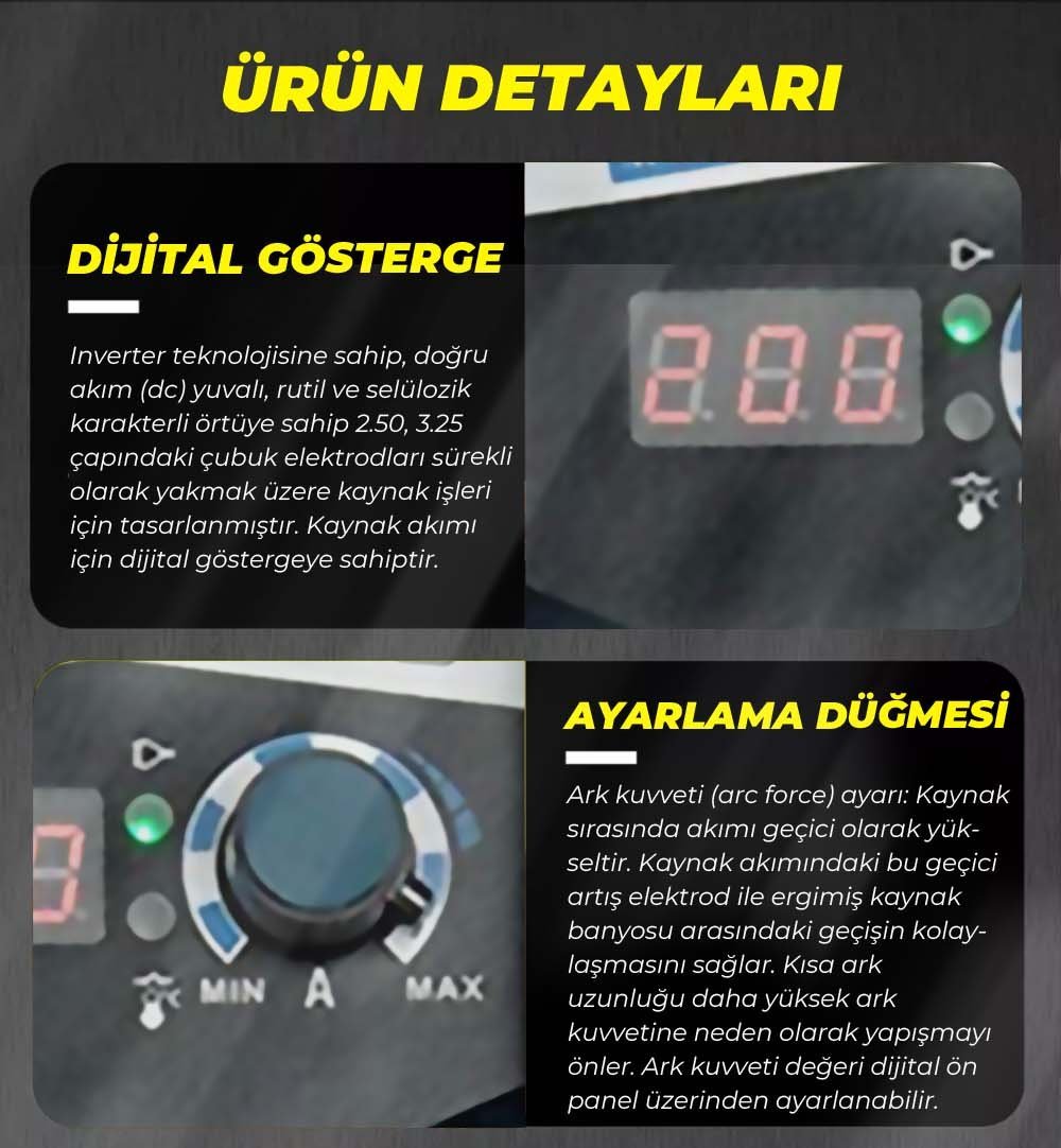 Bosch Plus BP003 MM200i Kaynak Makinası