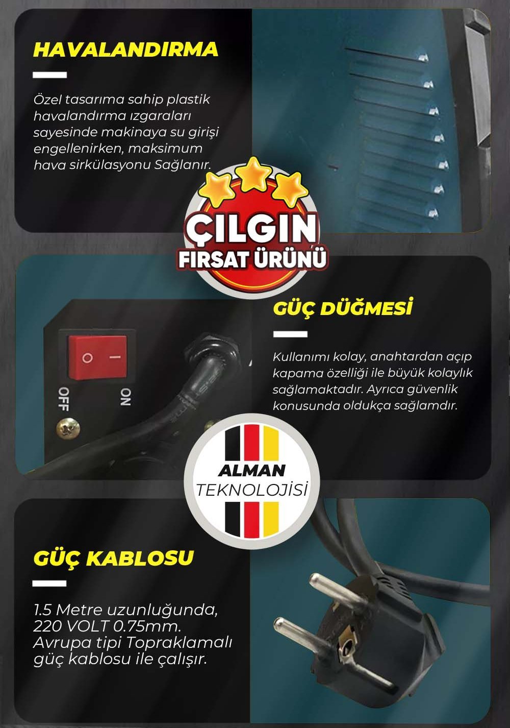 Bosch Plus BP003 MM200i Kaynak Makinası