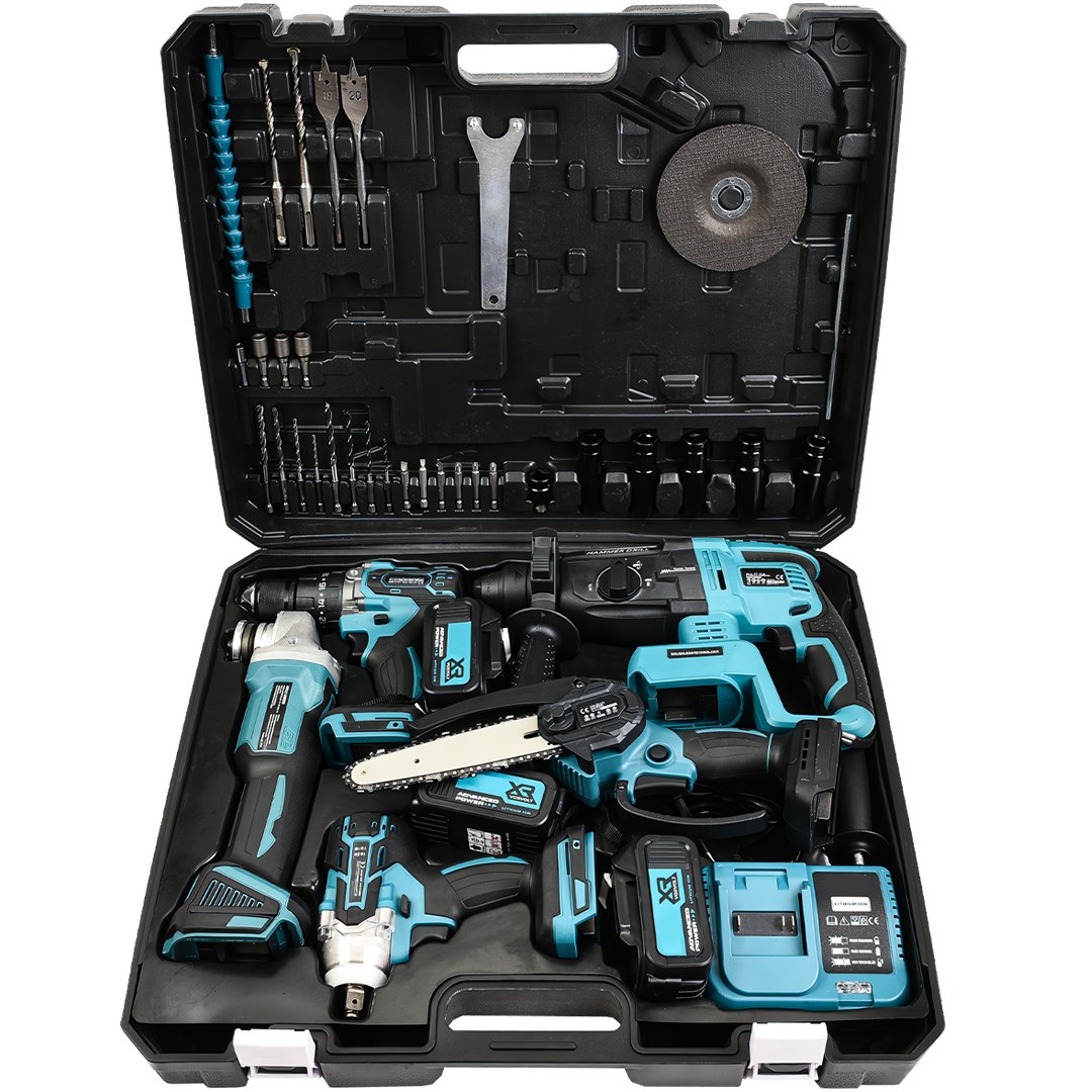 BoschPlus  Akülü Süper 6li Set Makina 88vf 5ah çantası