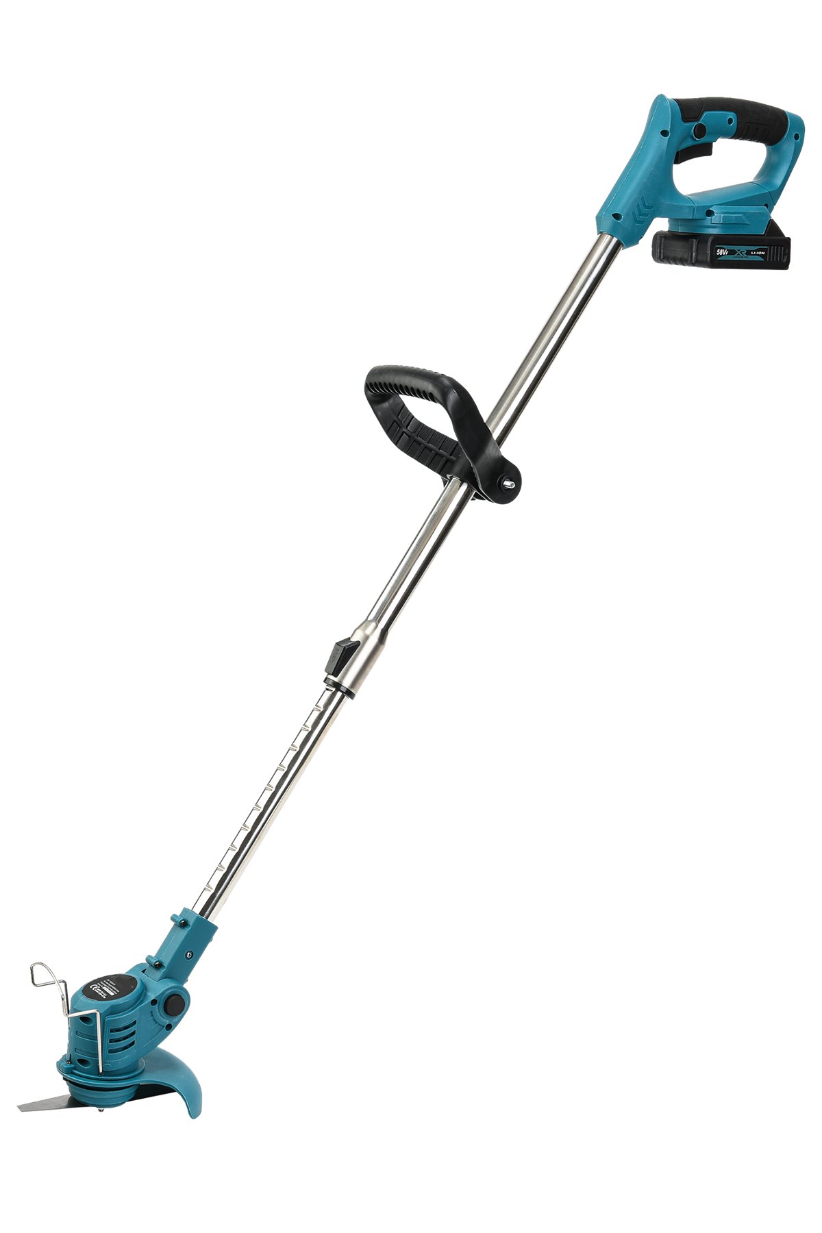 BoschPlus bp023 Akülü Teleskopik Kollu 2li Bahçe Seti + Ot,Çim Biçme Makinesi 58Vf (Mavi) ot biçme makinesi özellikleri